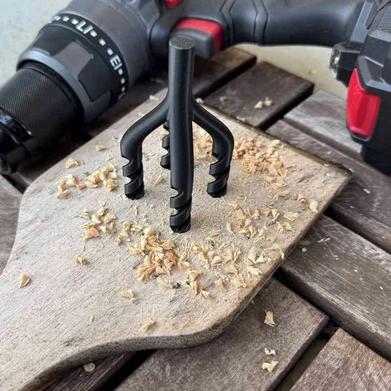 Woodworking Jokes - Plastic Four Prank Drill Bit Funny