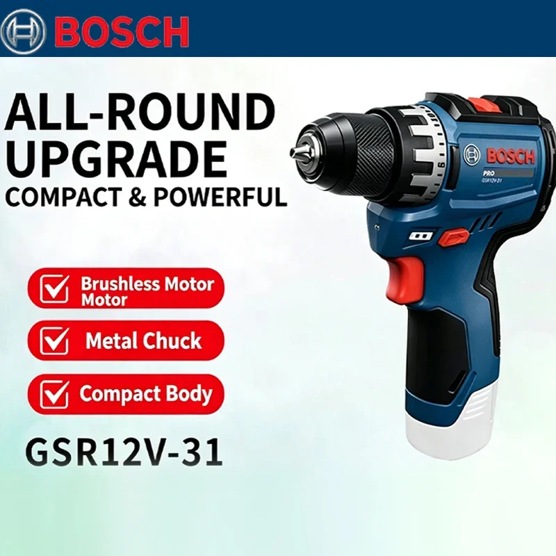 Bosch GSR 12V-31 Brushless Ele - Woodworking Workshop 评论和价格