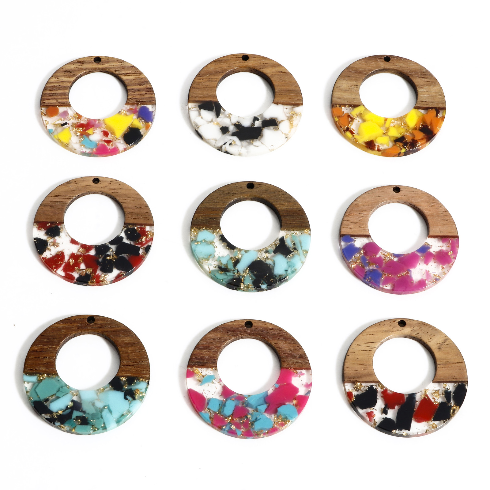 2Piece Vintage Wooden Charms R - Woodworking Resin 评论和价格