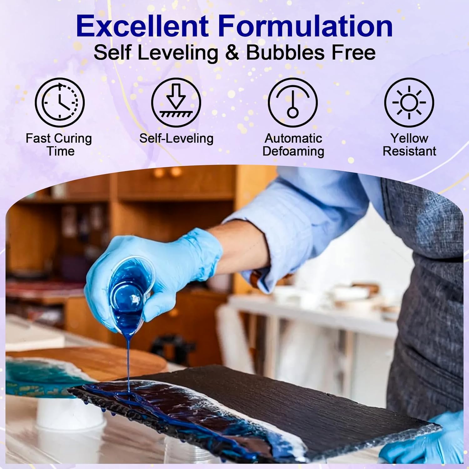 Clear Epoxy Resin AB Glue Hard - Woodworking Resin 评论和价格