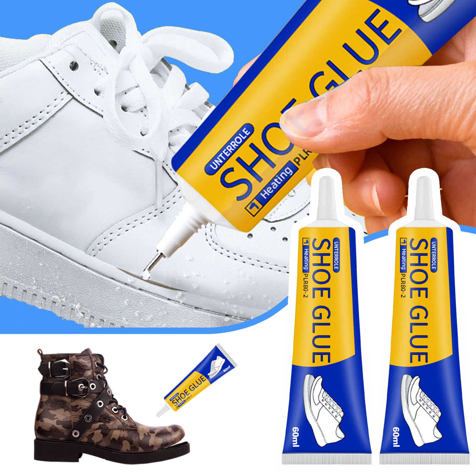 1/3pcs 60ML Clear Shoe Repair  - Woodworking Resin 评论和价格