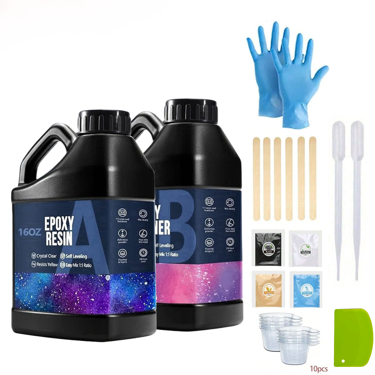 1000ml Crystal Clear Epoxy Res - Woodworking Resin 评论和价格